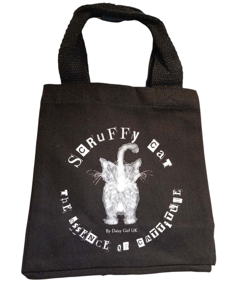 Scruffy Cat - Mini Tote