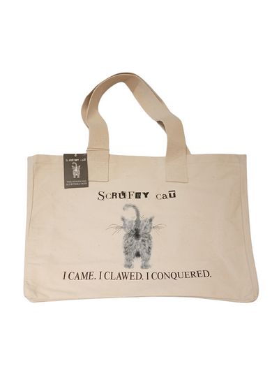 Scruffy Cat Super Shopper — I Came. I Clawed. I Conquered.